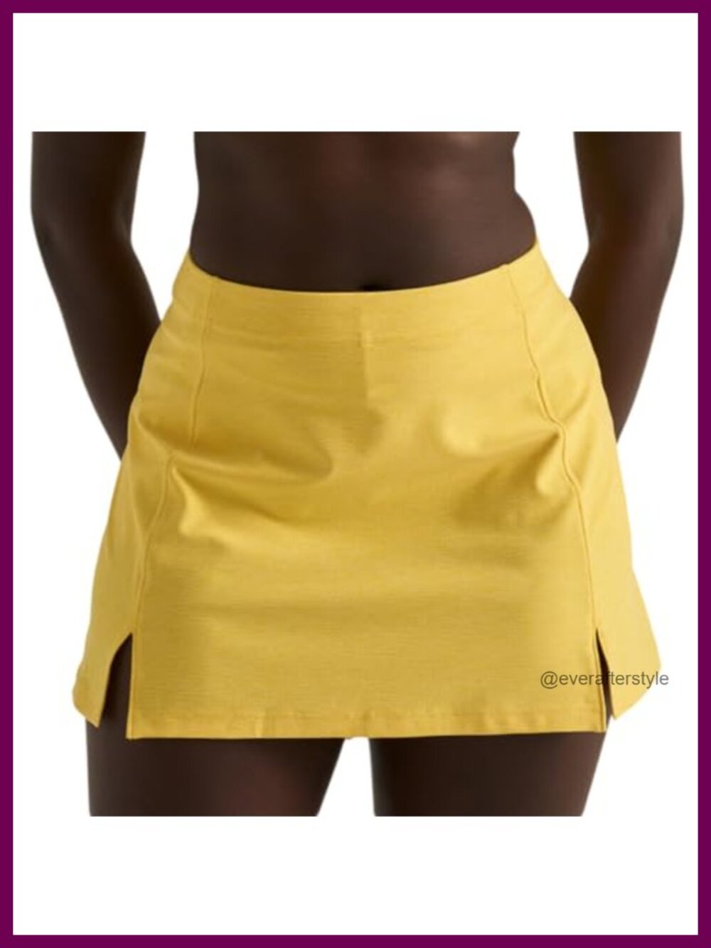 Outdoor Voices Warmup 2.5" Athletic Skort High-Rise A-Line Built-in Shorts